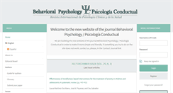 Desktop Screenshot of behavioralpsycho.com